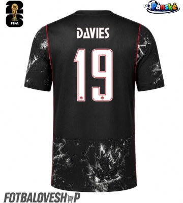 Kanada Alphonso Davies #19 Venkovní Dres MS 2026 Krátký Rukáv